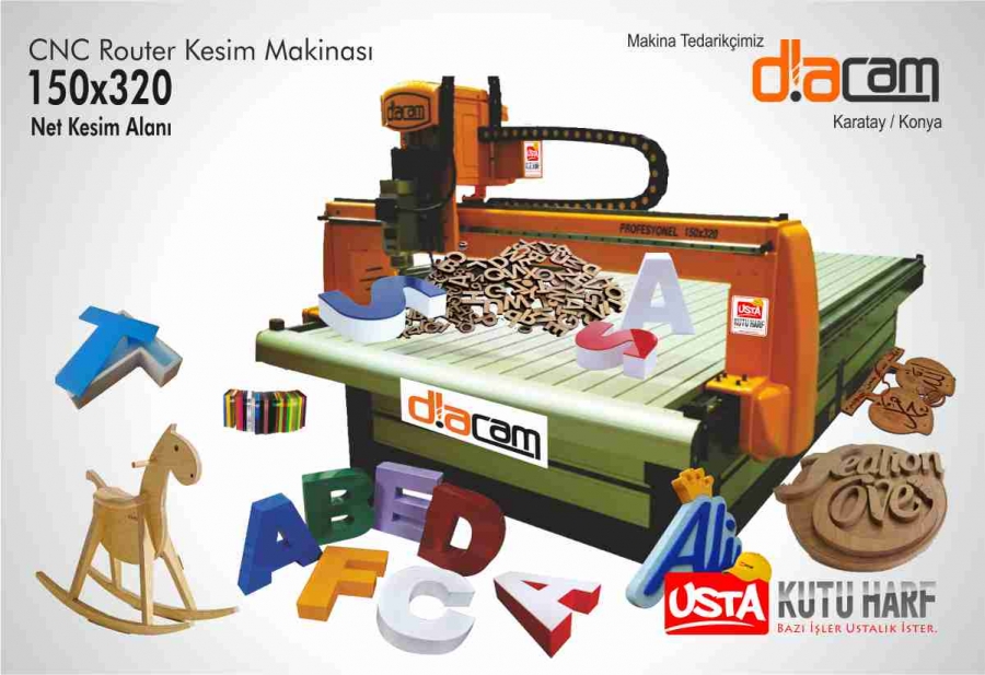 Cnc Router Kesim Makinası